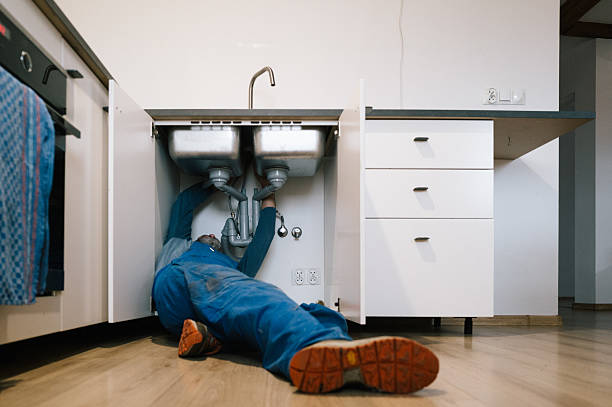 Professional Plumbing technician working in Elsah, IL